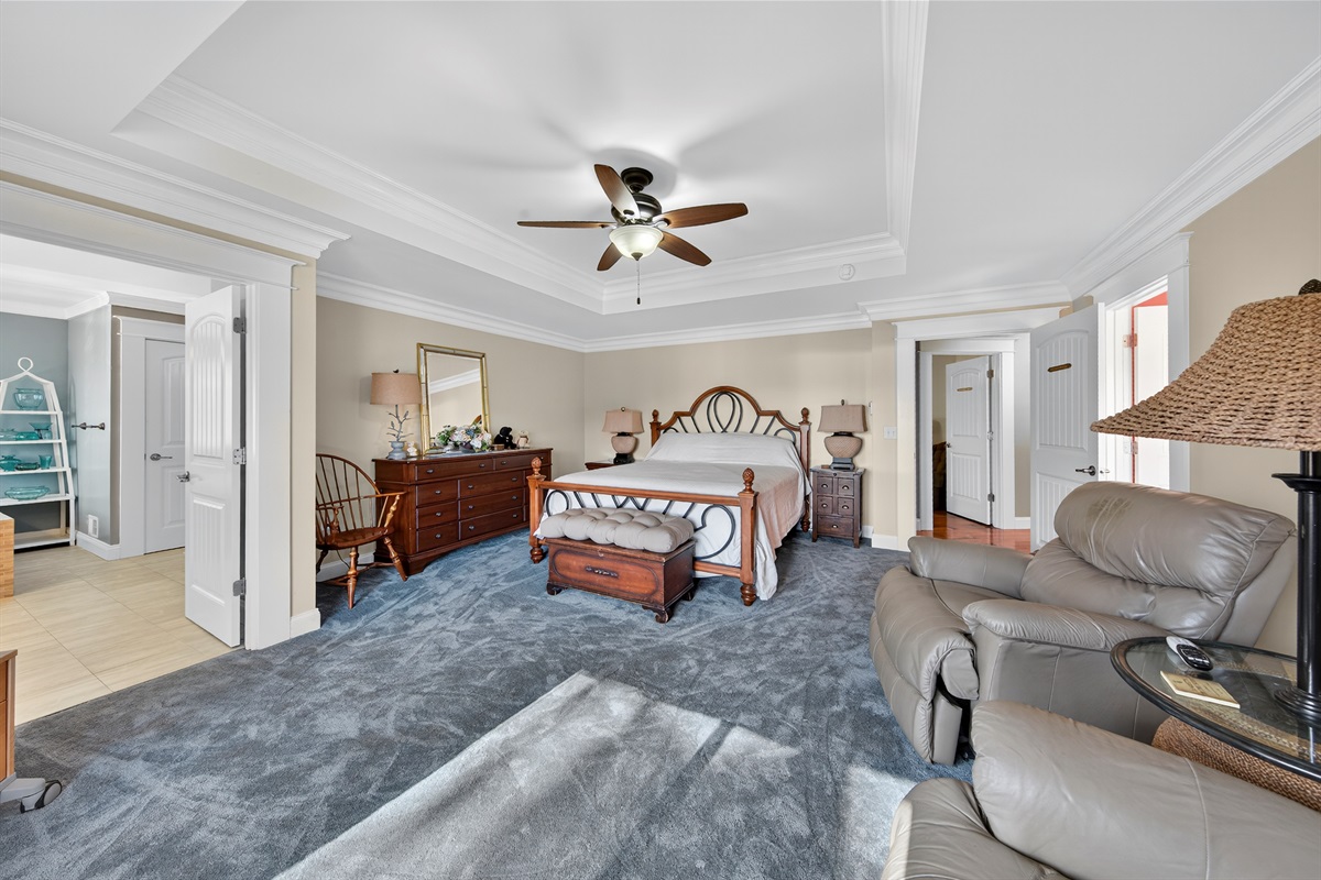 A spacious suite designed for comfort, relaxation, and privacy.