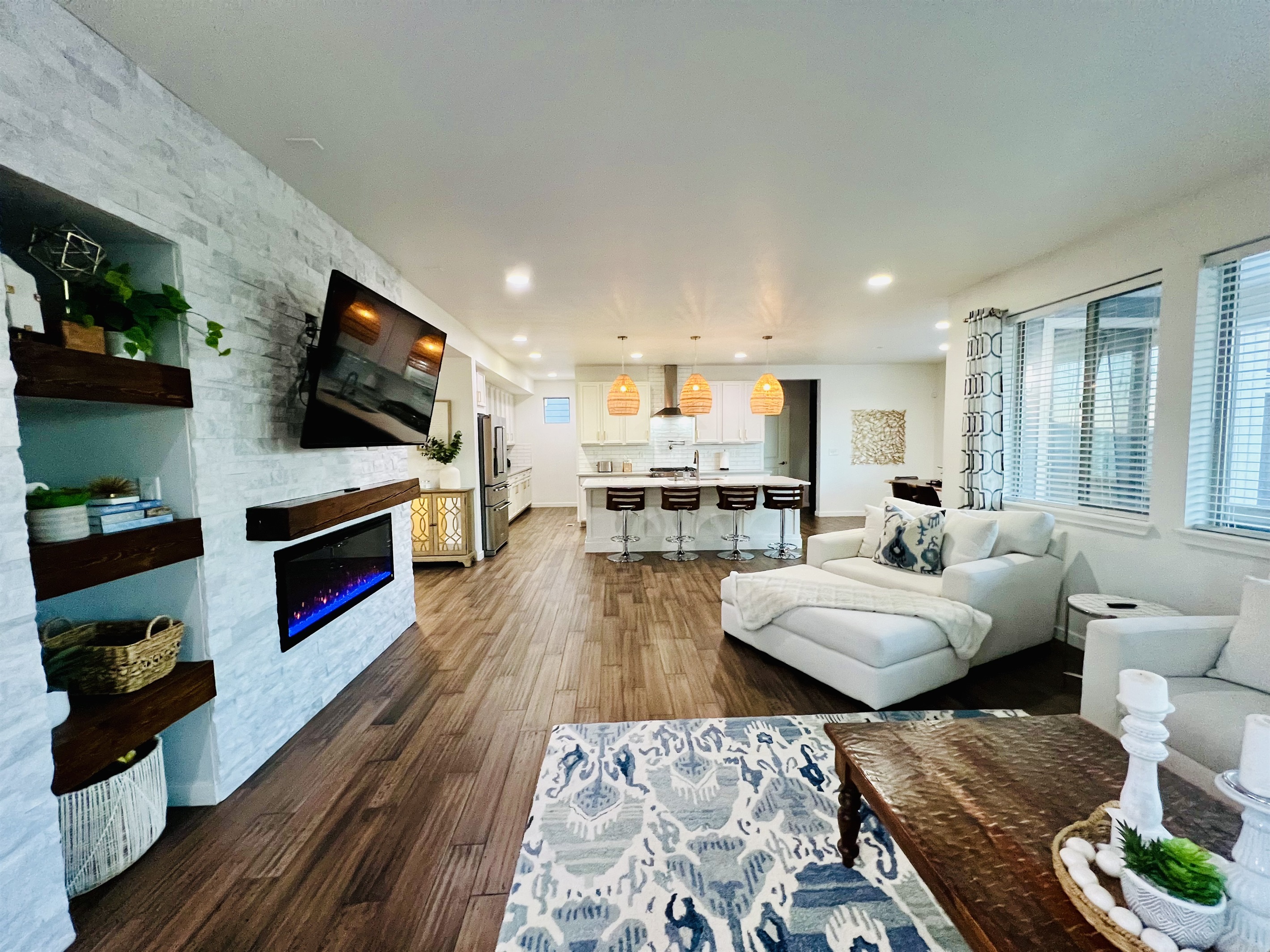 Large, open and airy space. 