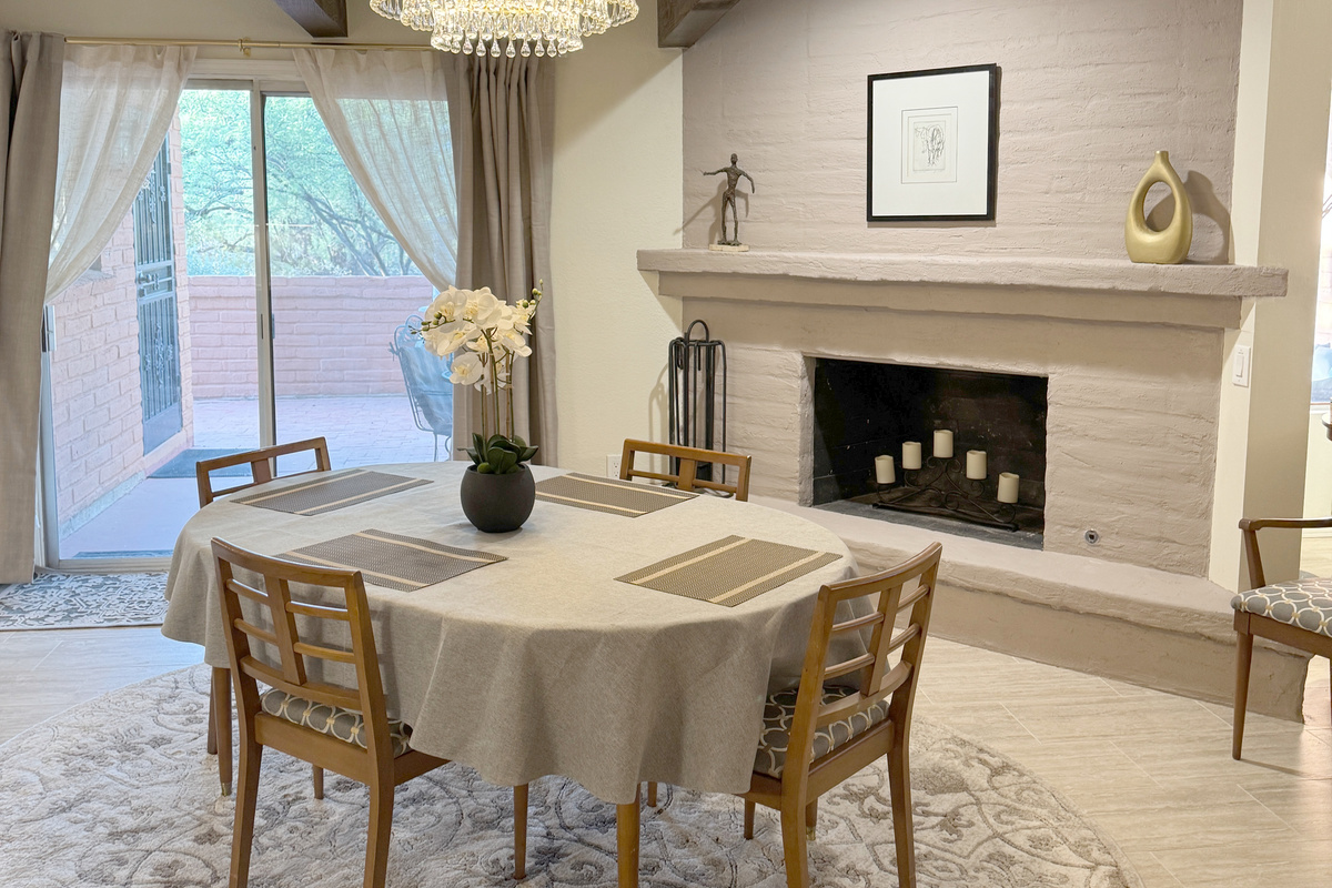 Formal dining area