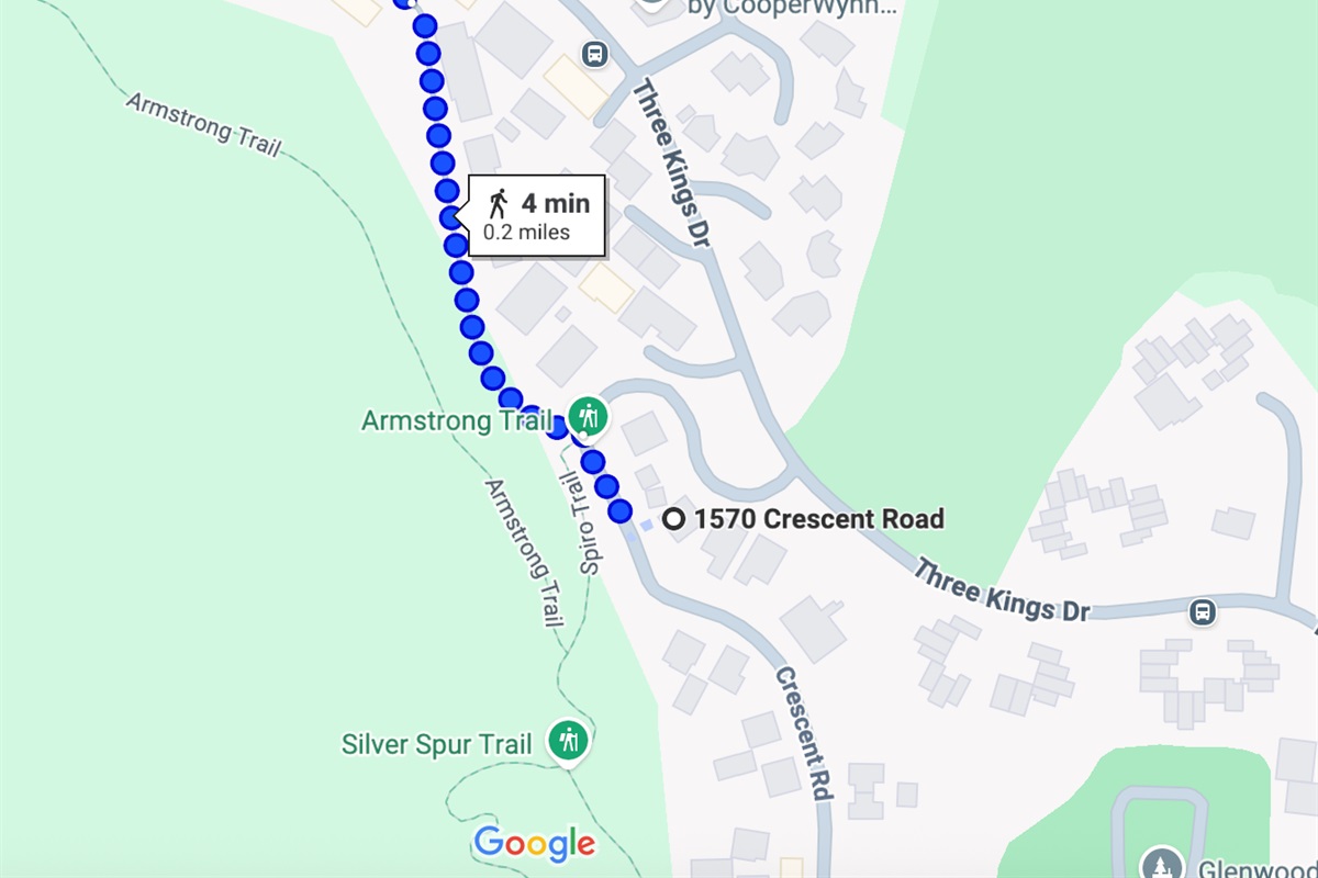 Walk to Silver Star lift: 4 mins