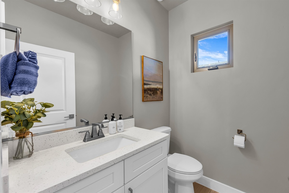 Main-Floor Half Bath for Easy Access