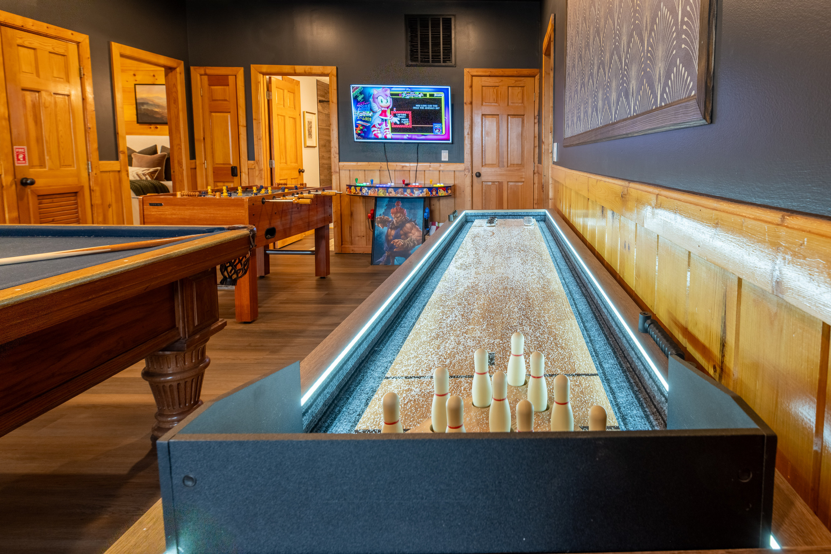 LED Shuffleboard and Bowling