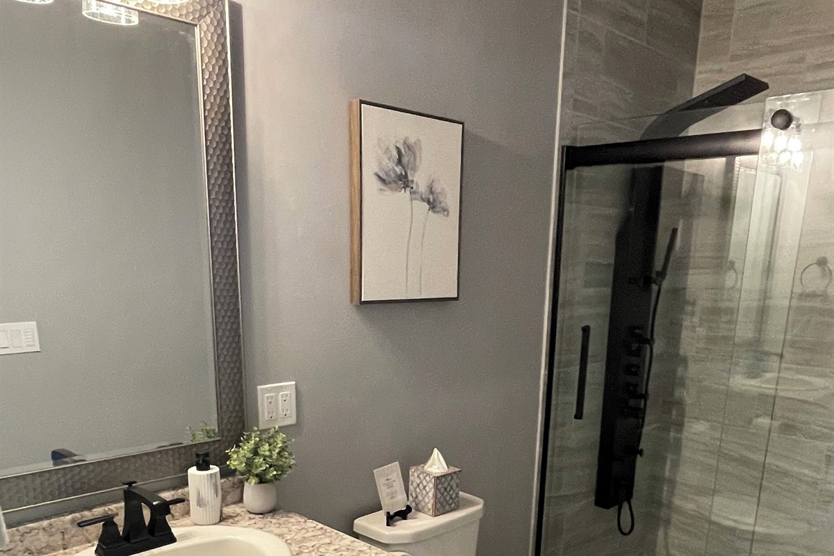 House 2 - bedroom 1 en-suite bathroom