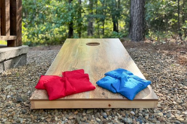 Cornhole on those nice evenings.