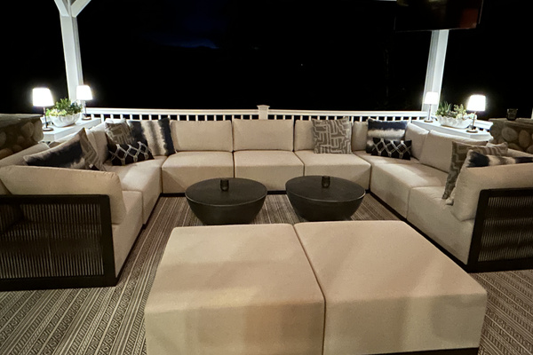 Comfy Outdoor Sectional Sofa Main Terrace Level