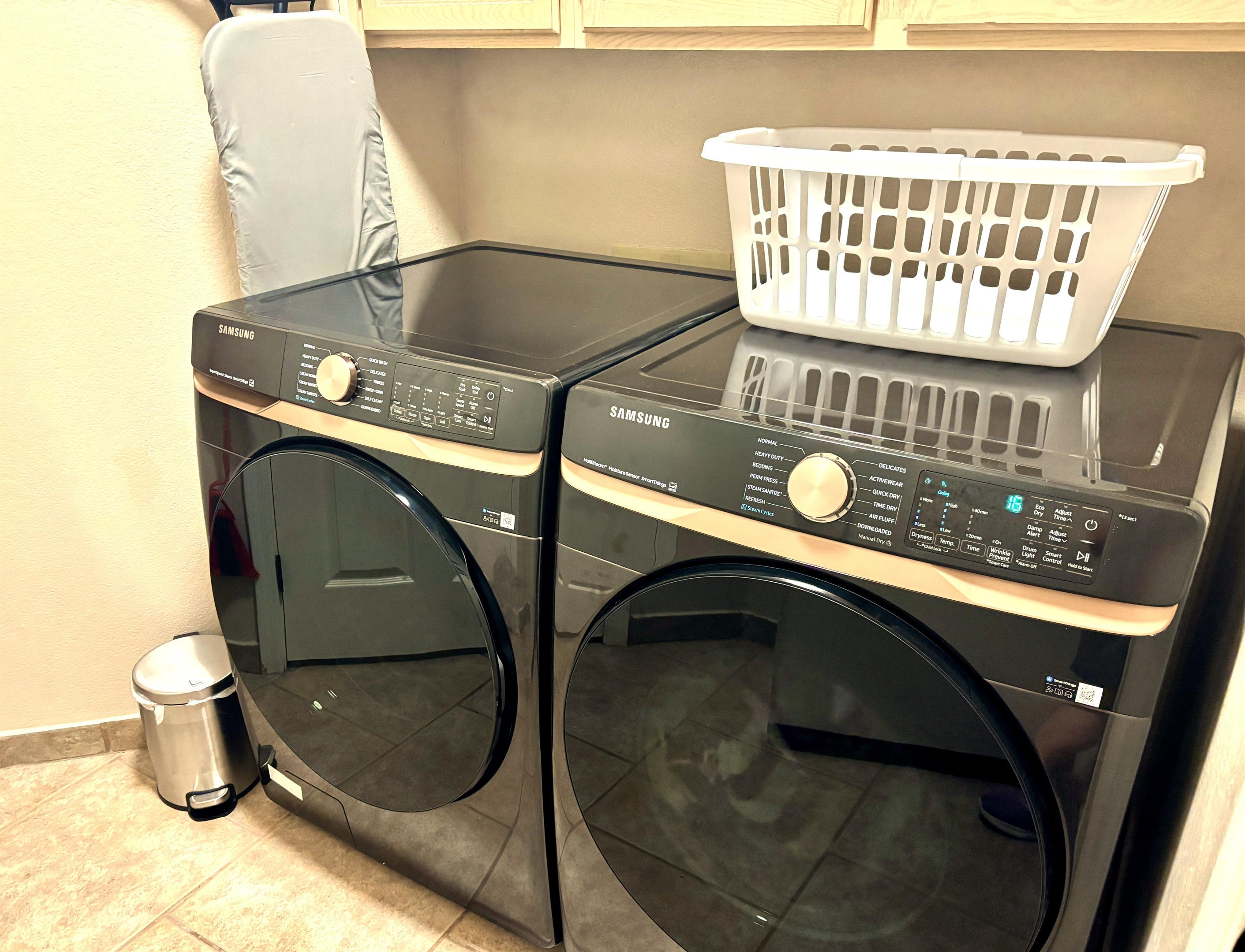 washer and dryer