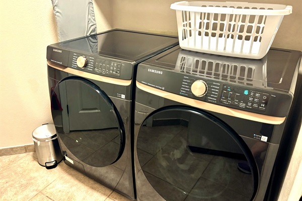 washer and dryer