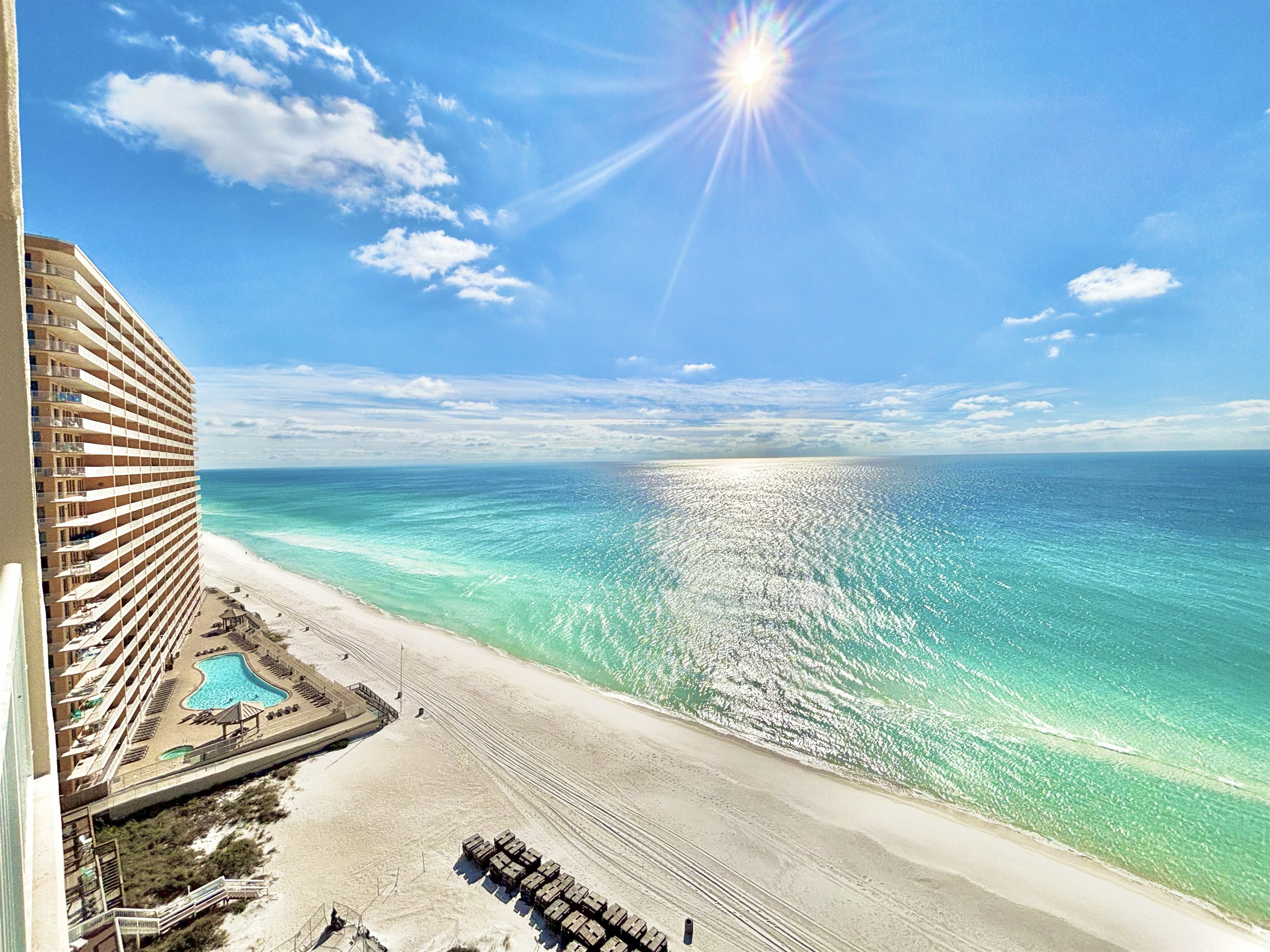 View of the Gulf from the balcony!