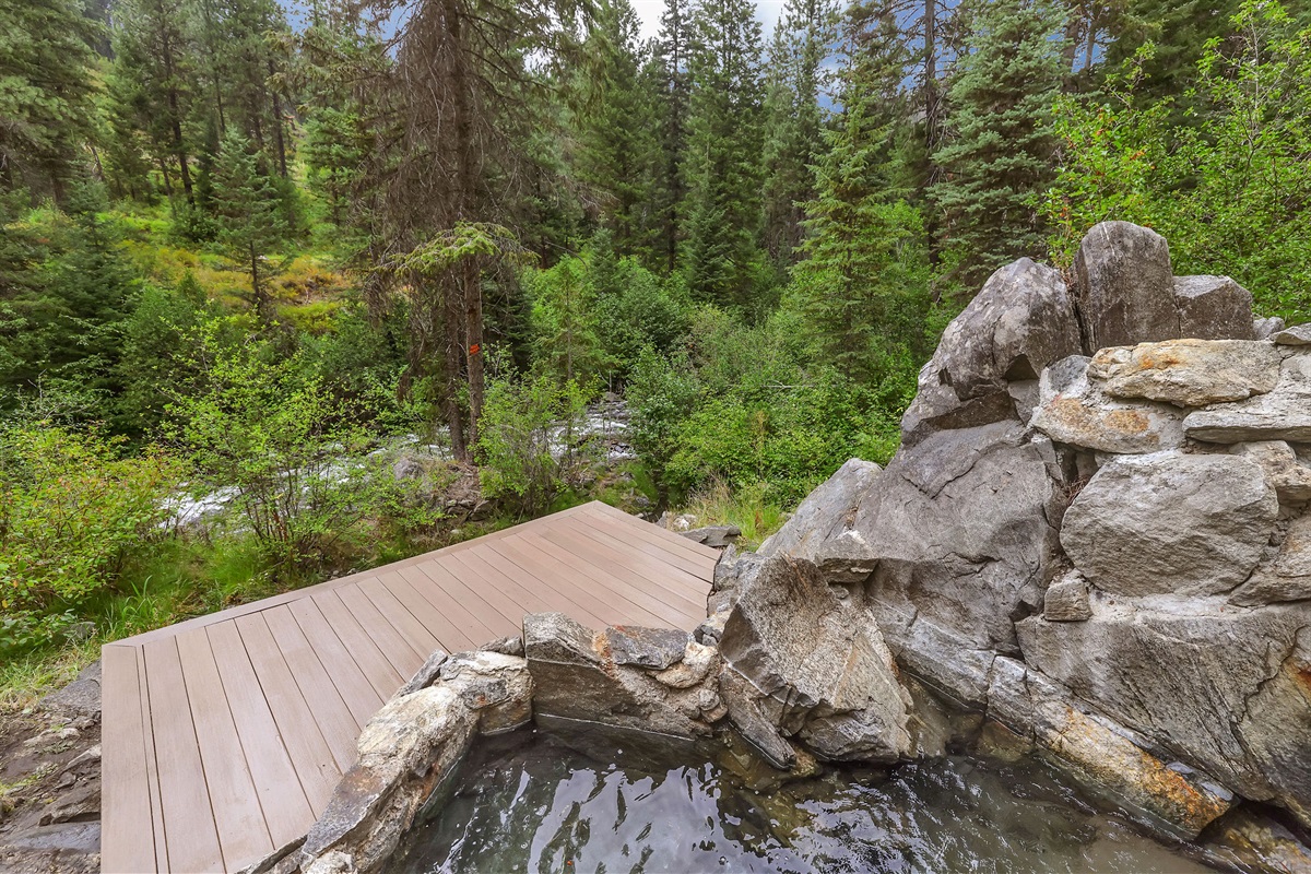 Rest while listening to the river run by