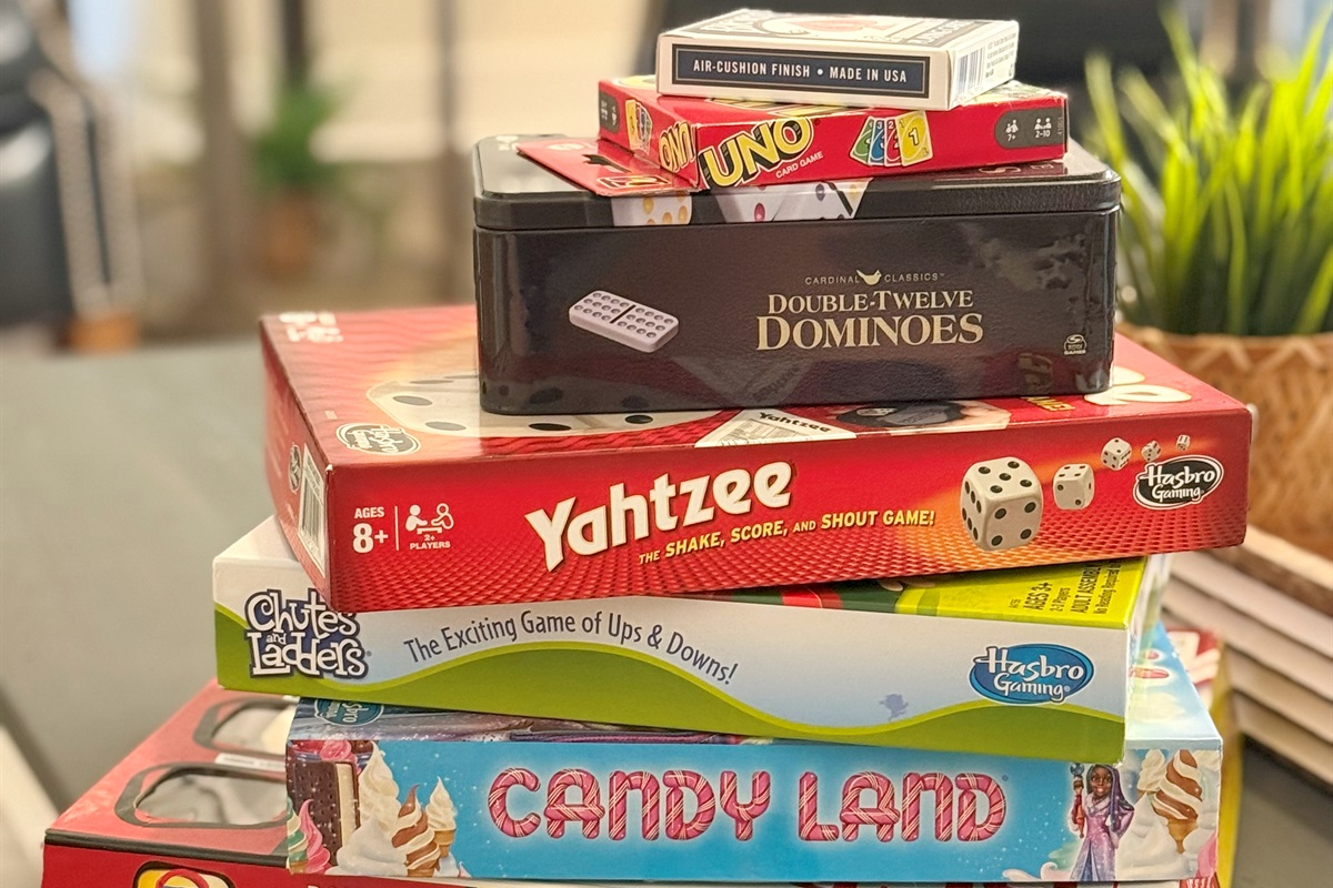 We provide plenty of game options for you and your guests.