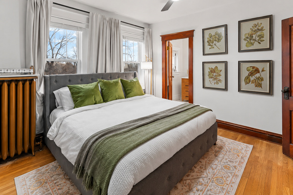 Wake up rested in the primary suite's king bed, with your own recently added en suite bath just steps away.