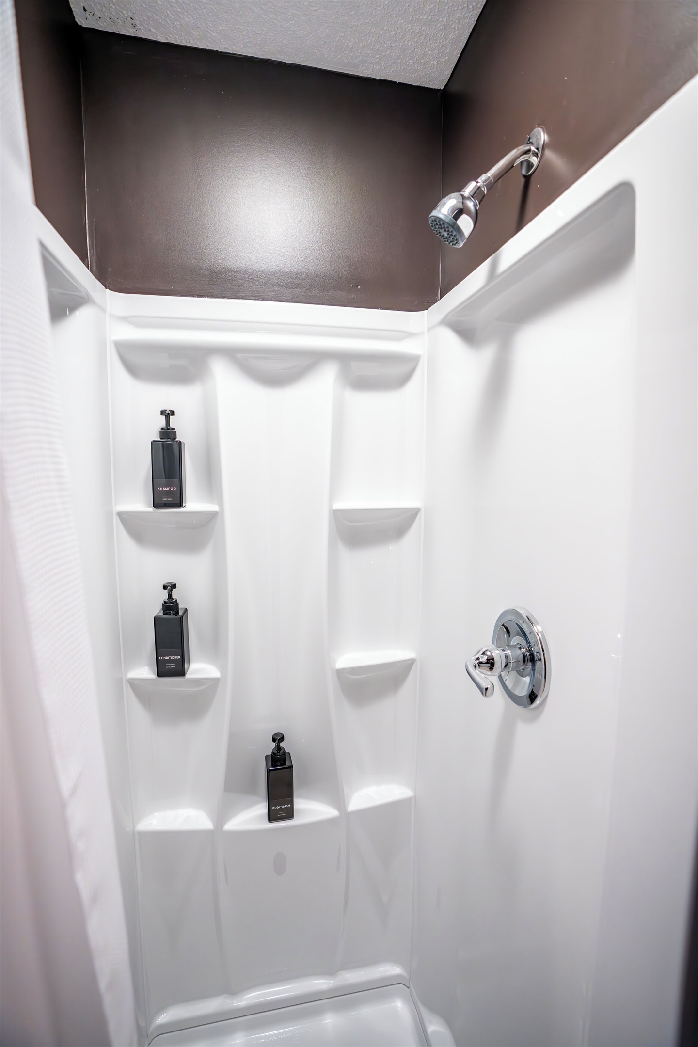 Ensuite bathroom attached to BR3 with soaker tub and shower
