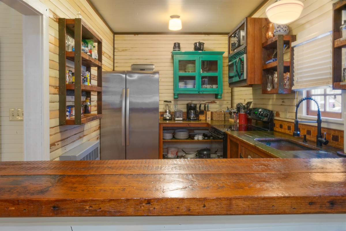 Kitchen Bar from Dining Area - Seating for 2