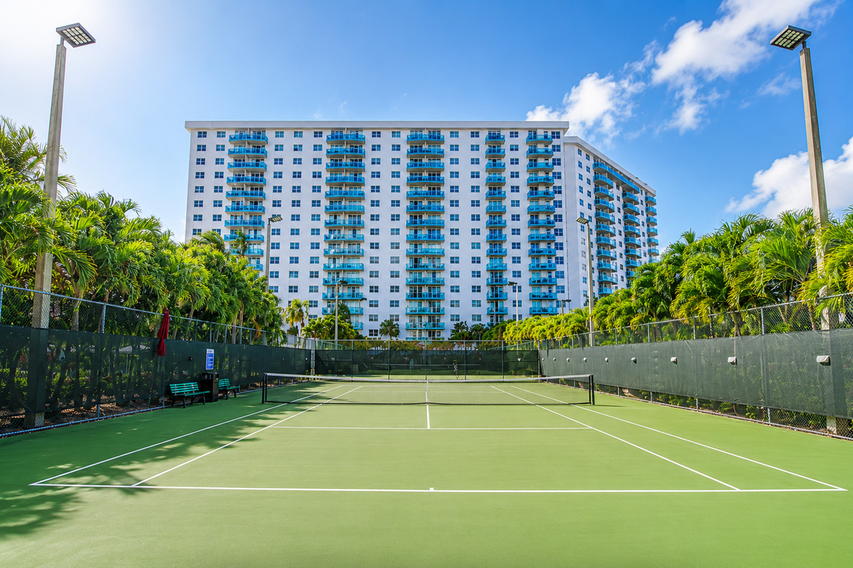 Tennis courts 