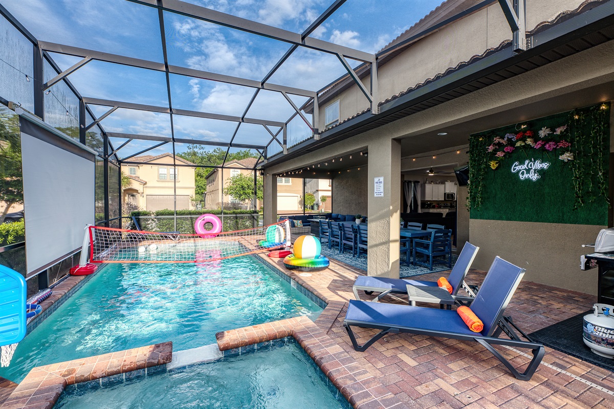 Enjoy a Family BBQ by the pool