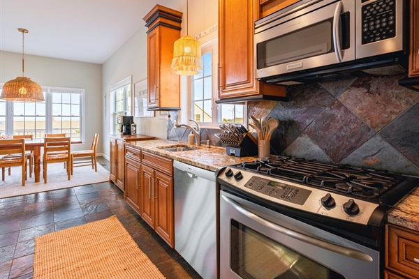 Our kitchen area is a blend of style and function, designed to inspire every meal!