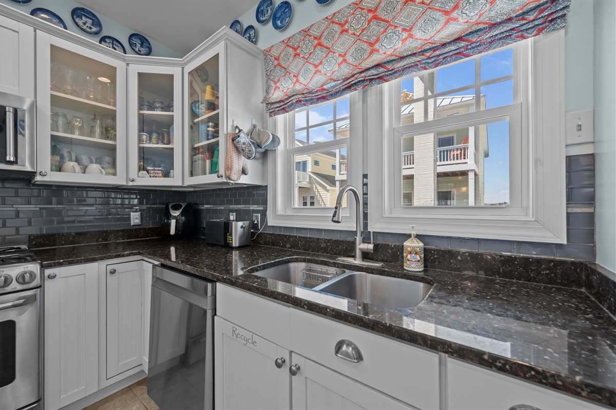 This kitchen is all about fresh starts and bright ideas