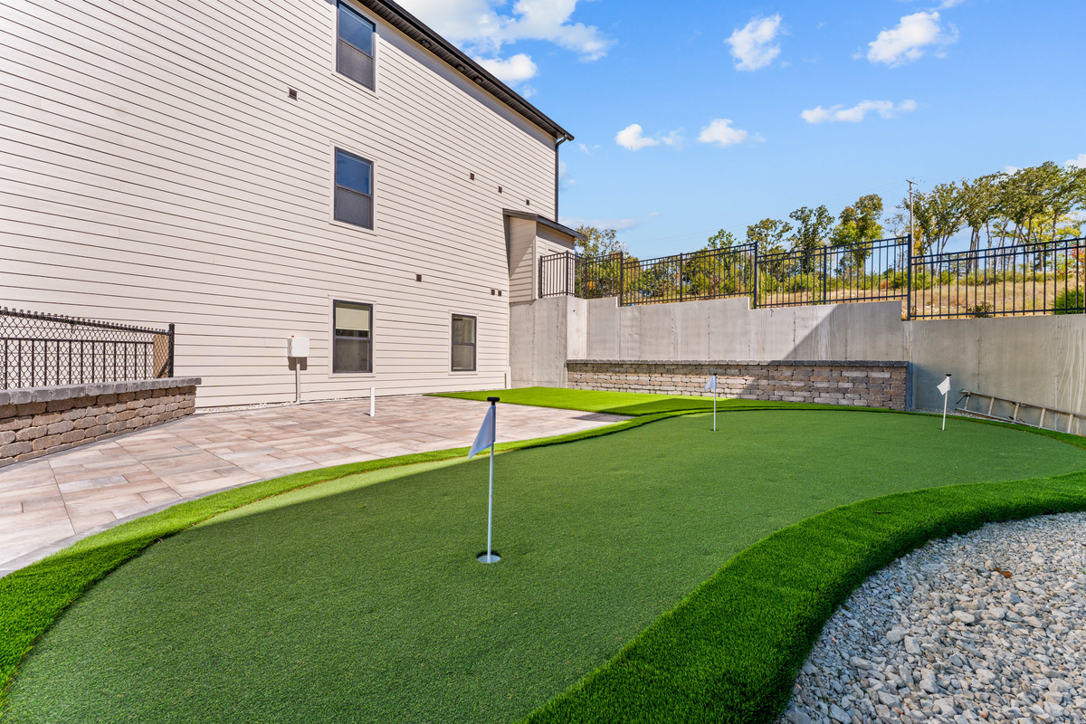 Have some fun at the private putting green!