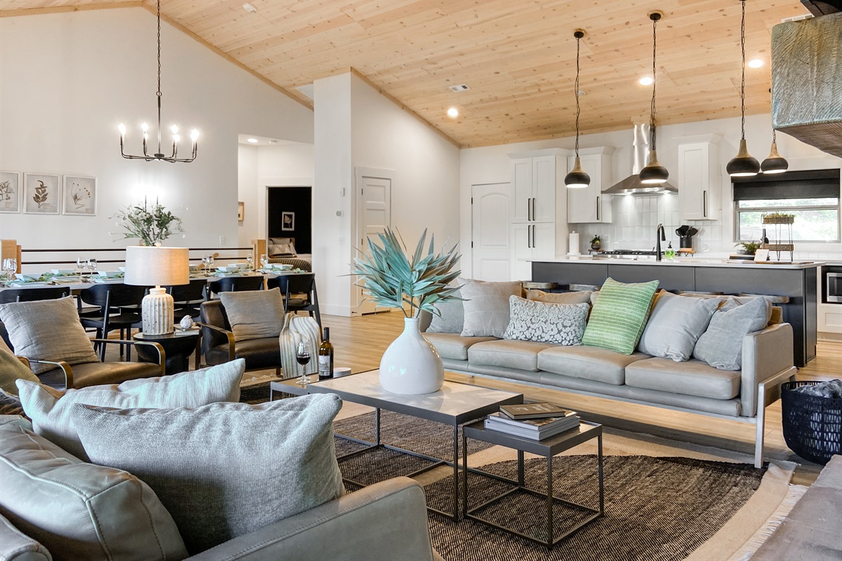 Pictures just don't do the open main living space justice