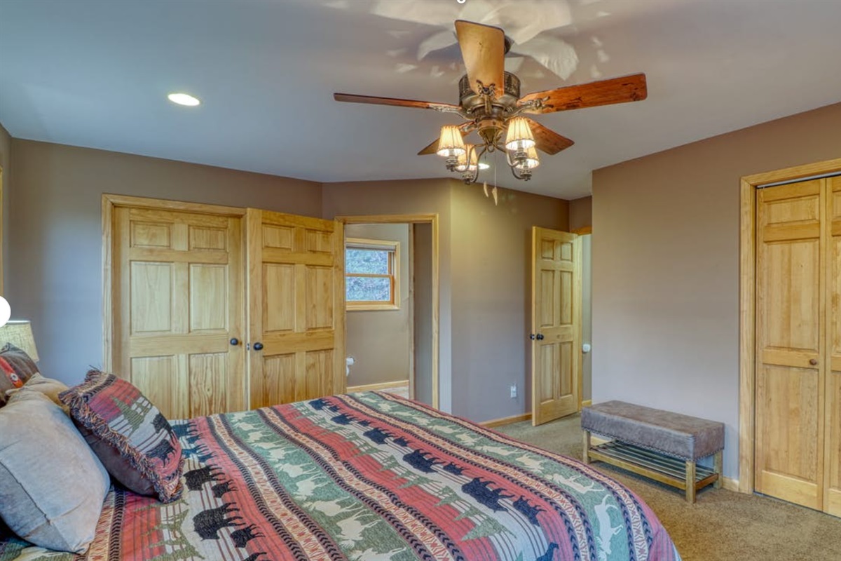 Master bedroom main floor