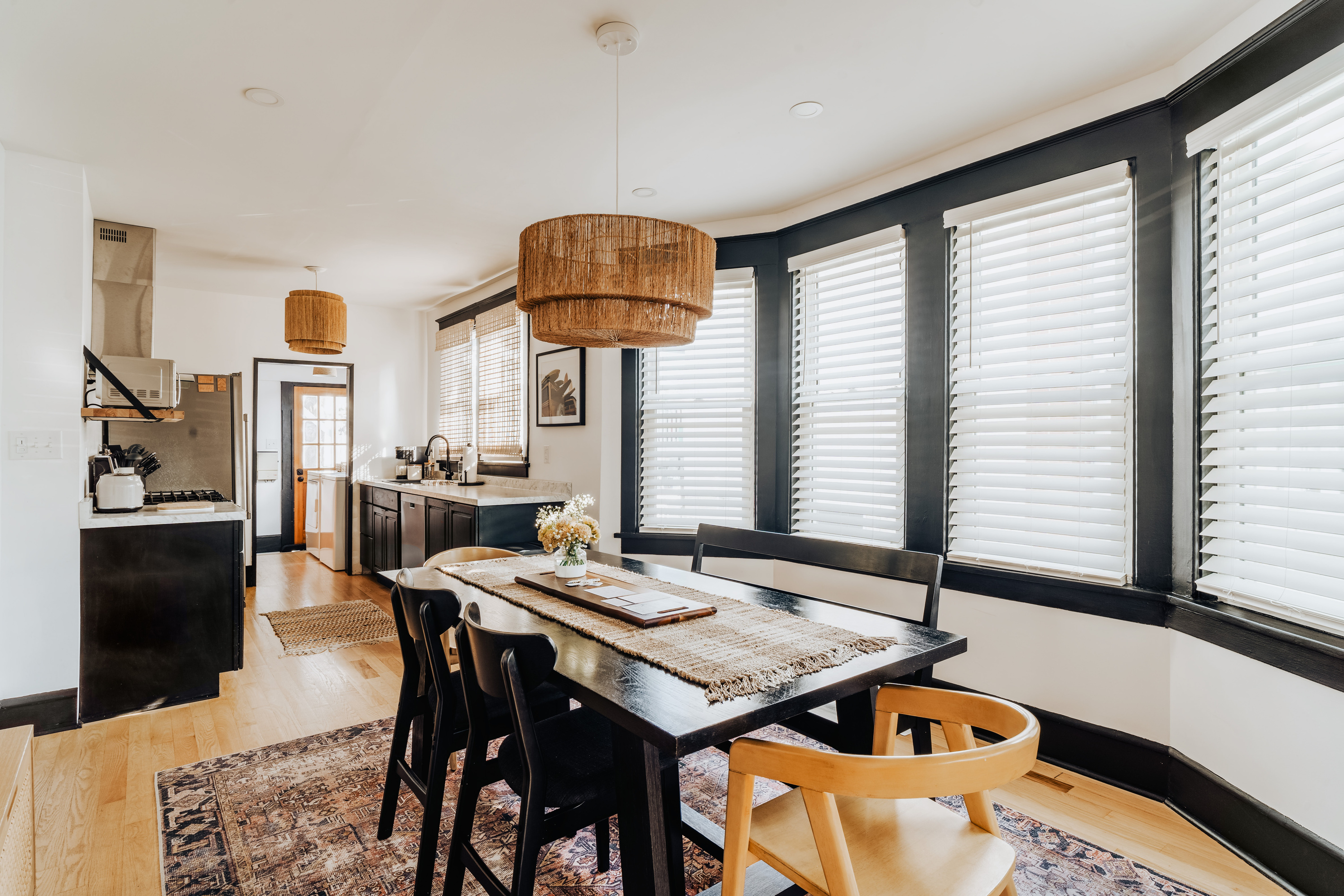 Angle View of Dining Space