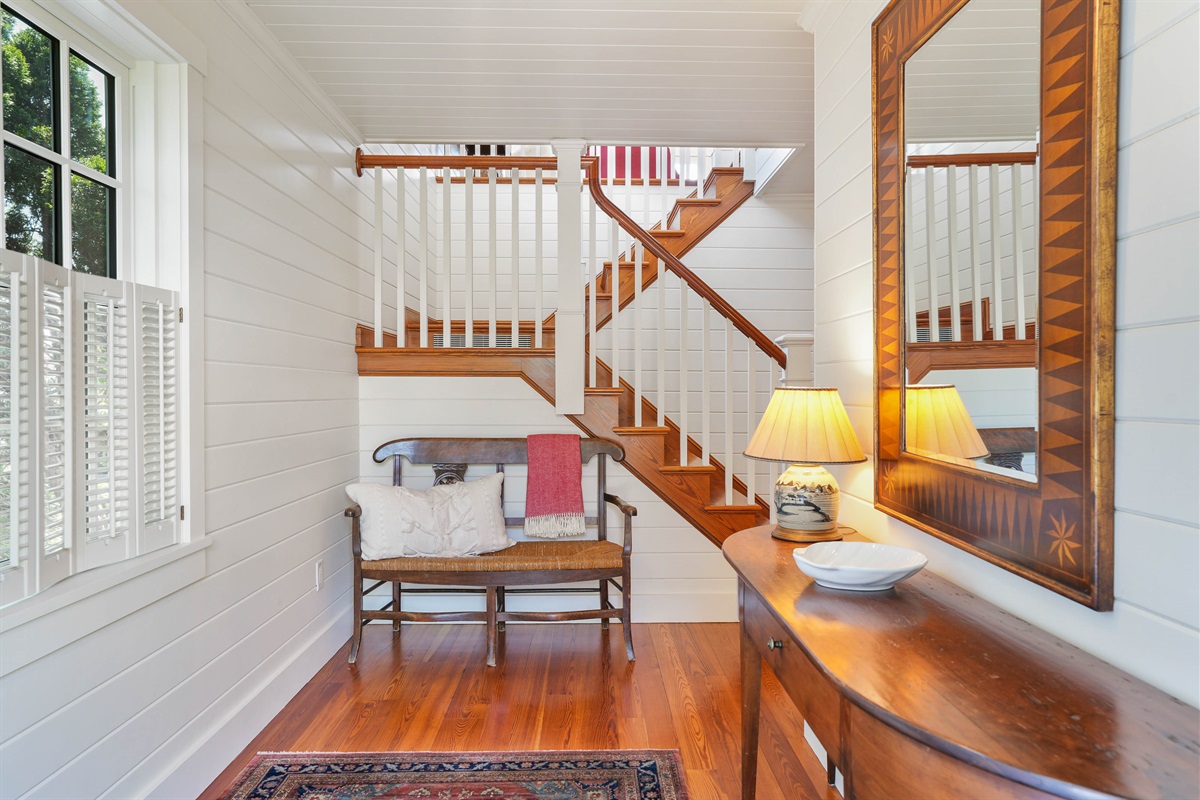 Entryway, Stairwell Upstairs