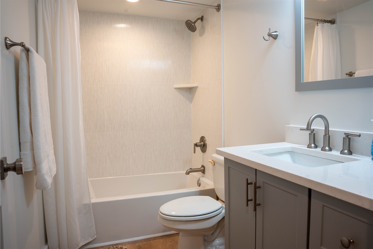 Beautiful guest bathroom
