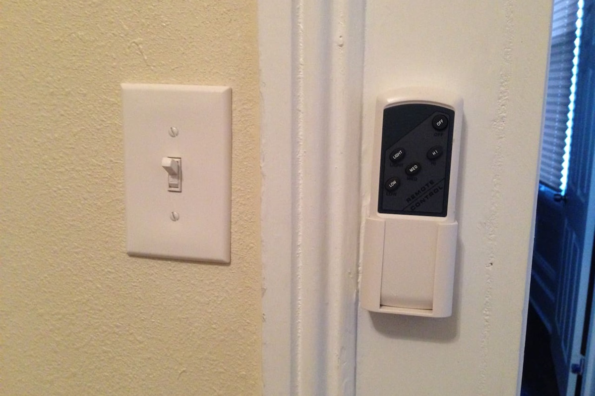 Fan remote in every room.
