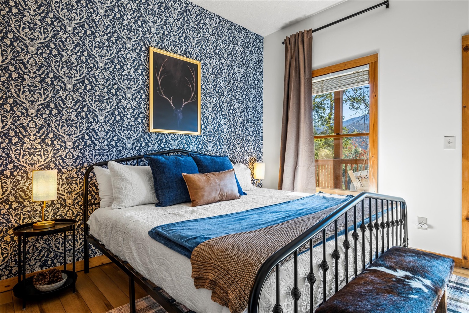 Our designer-remodeled King suite has plenty of style and character!