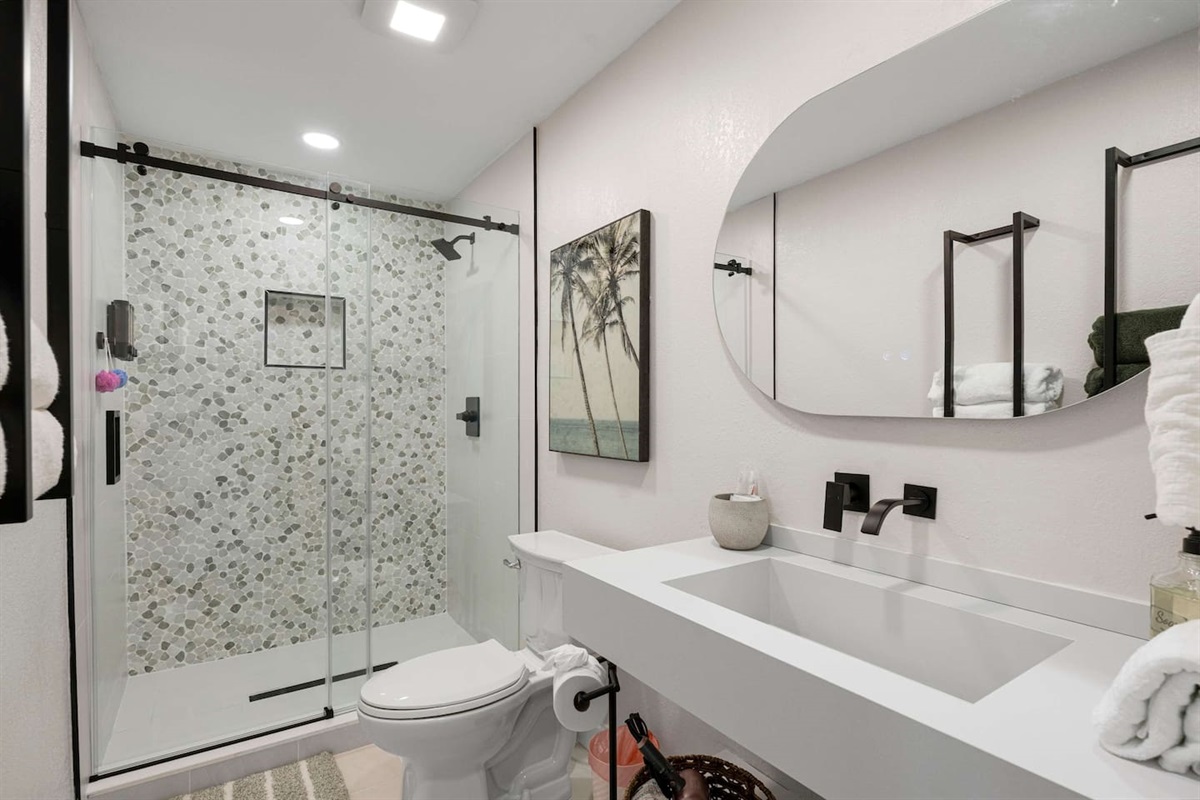 [Bathroom #2] Great shower pressure!