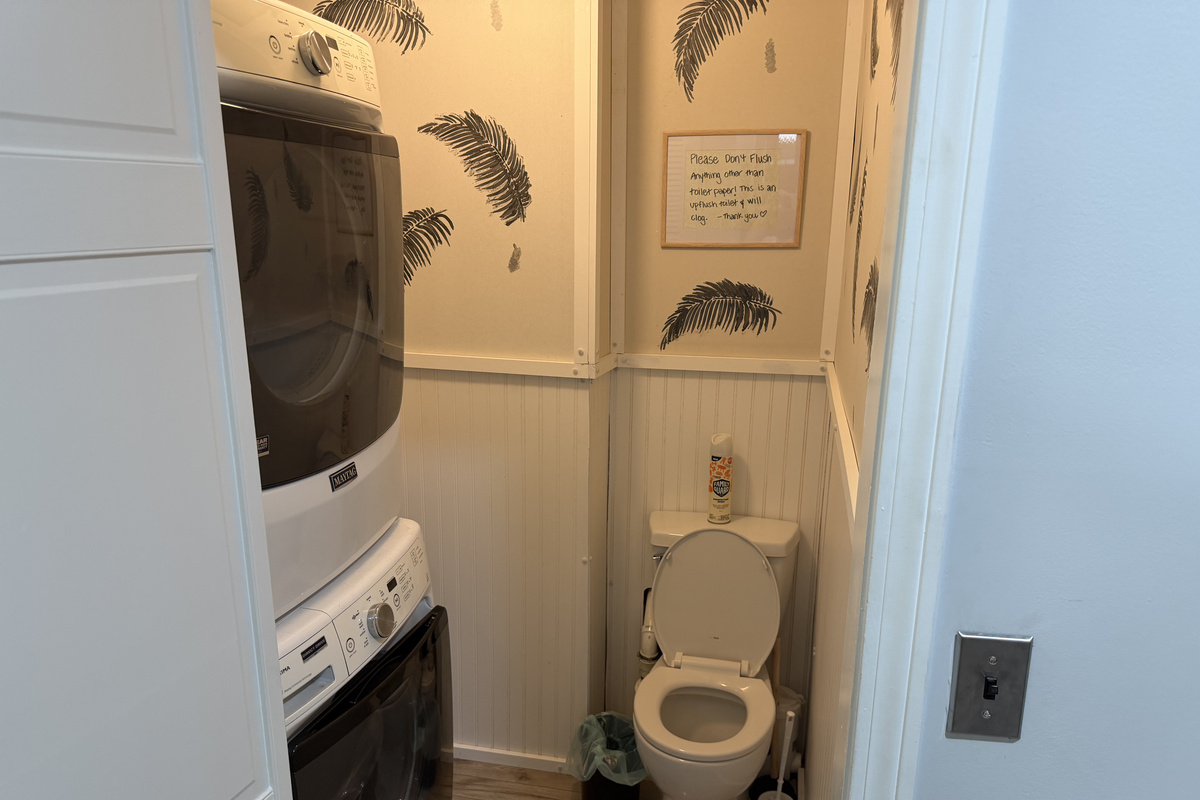 Half bath main floor.