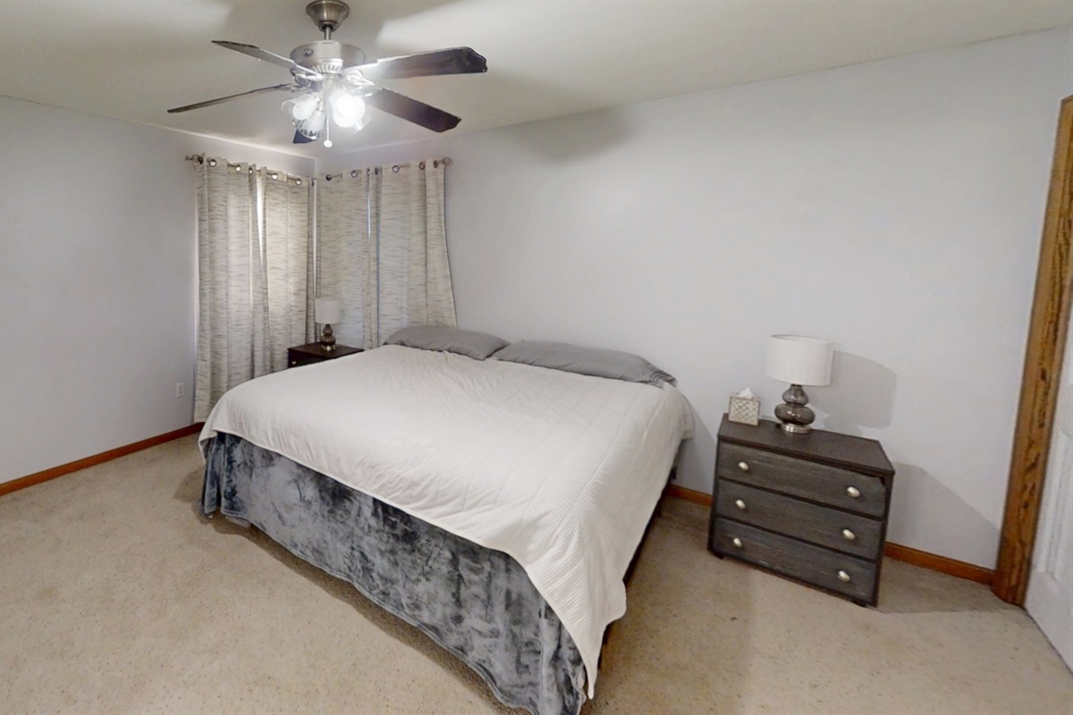 Master Bedroom on the Main Floor 