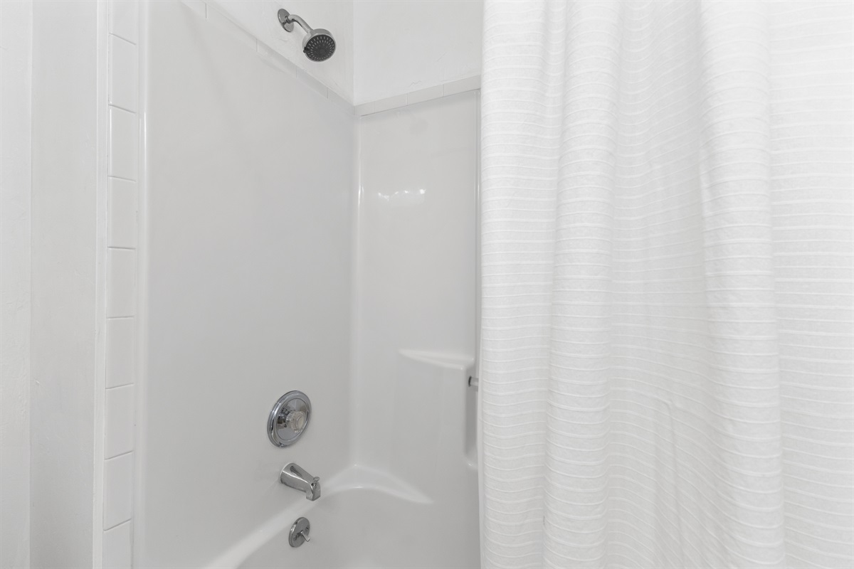 Bathroom 1 | Vanity Area | Shower Tub Combo