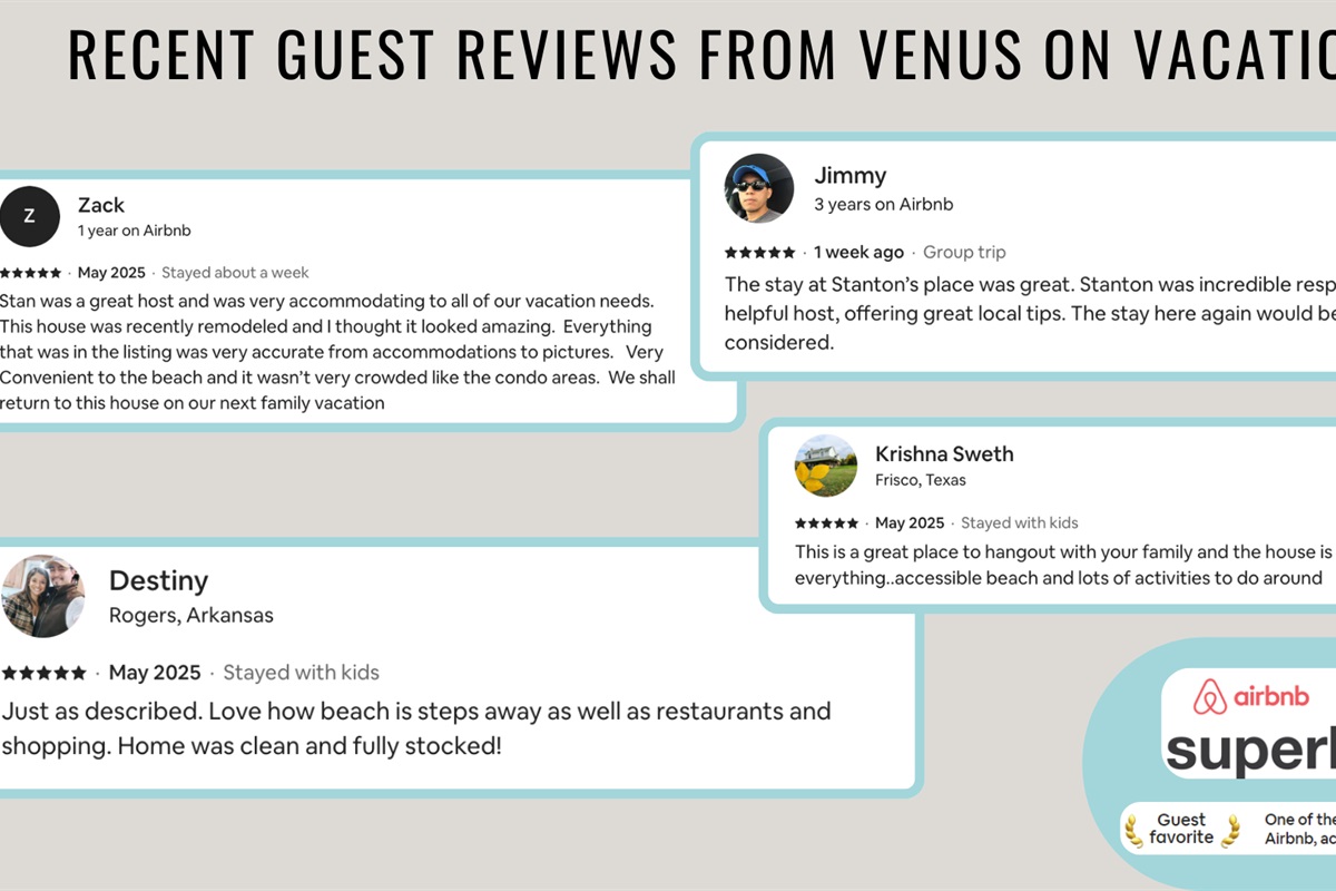 Recent reviews from happy guests show that you are in good hands!