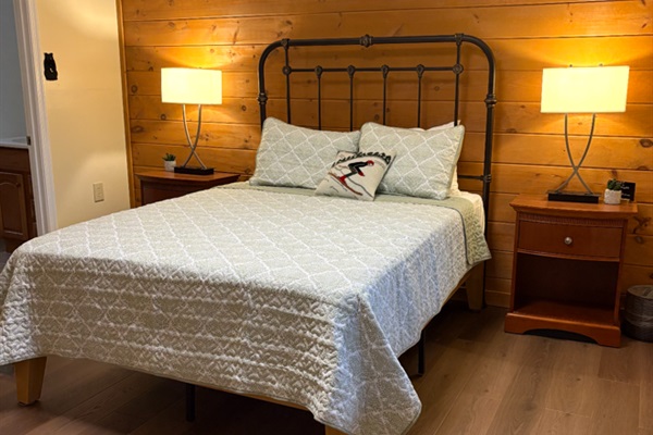 Basement level queen.