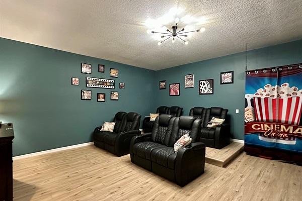 Fantastically Remodeled Theater Room!!