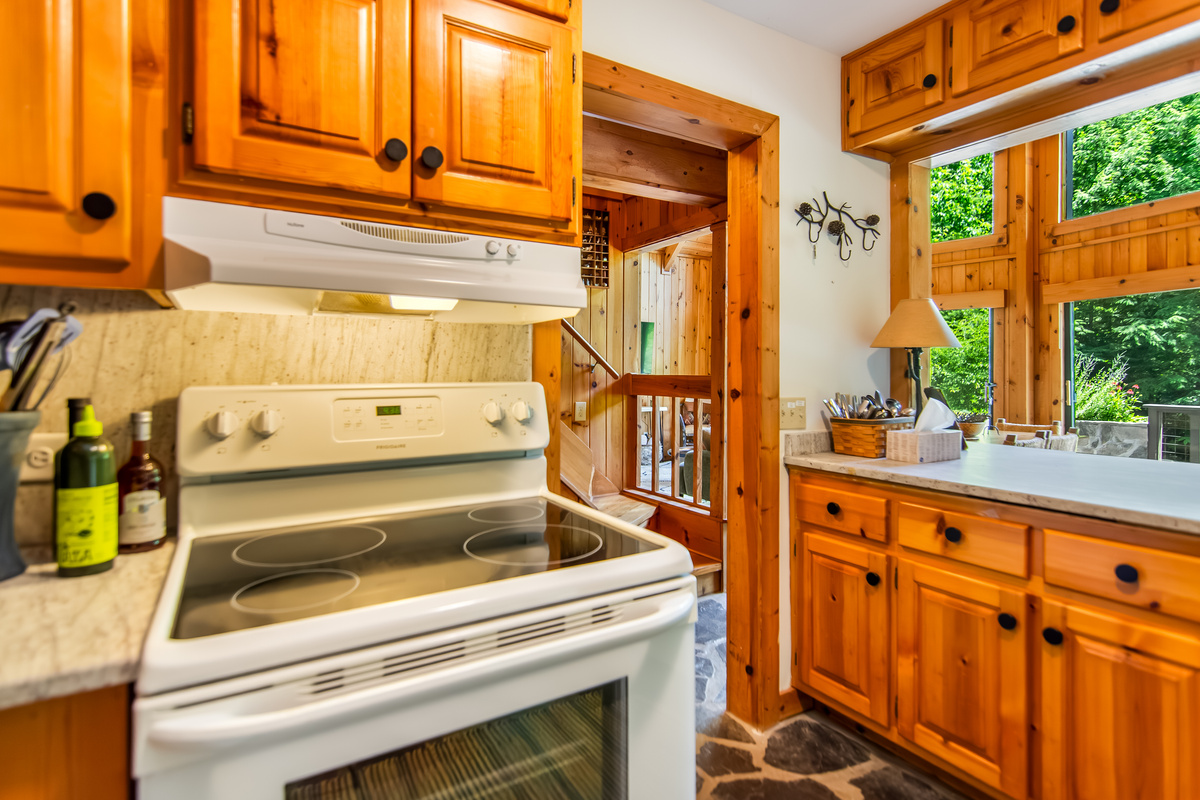 Fully stocked kitchen 