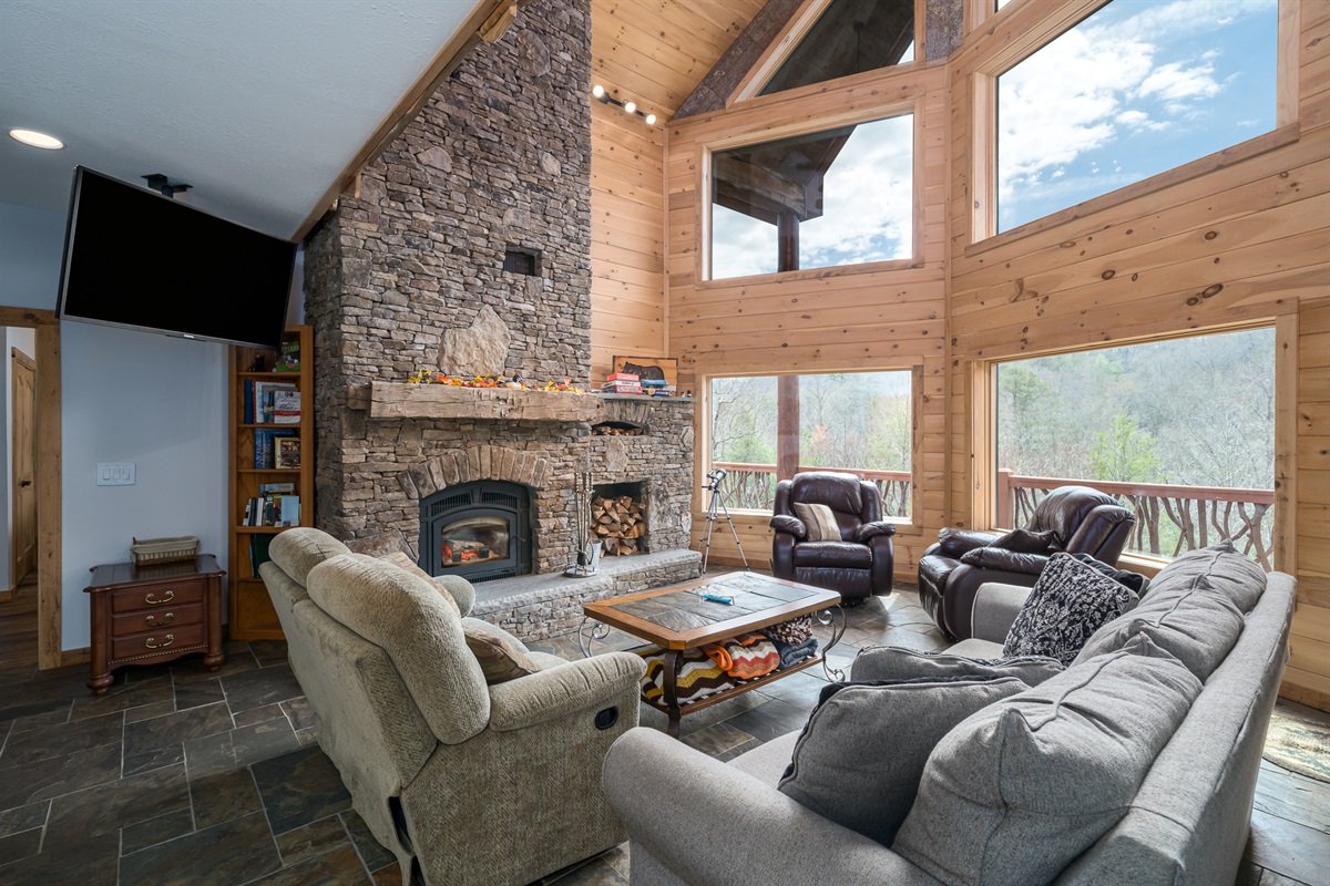 Great room with spectacular views.