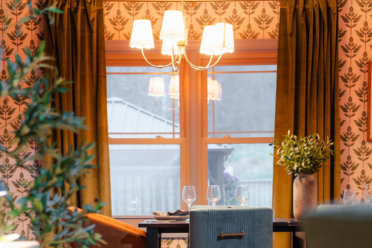 A cozy spot to enjoy meals, coffee, or quiet time.