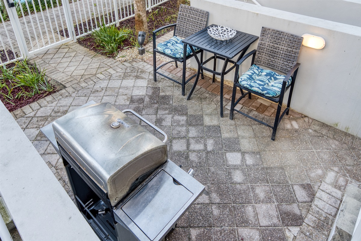 Lower Patio with gas grill
