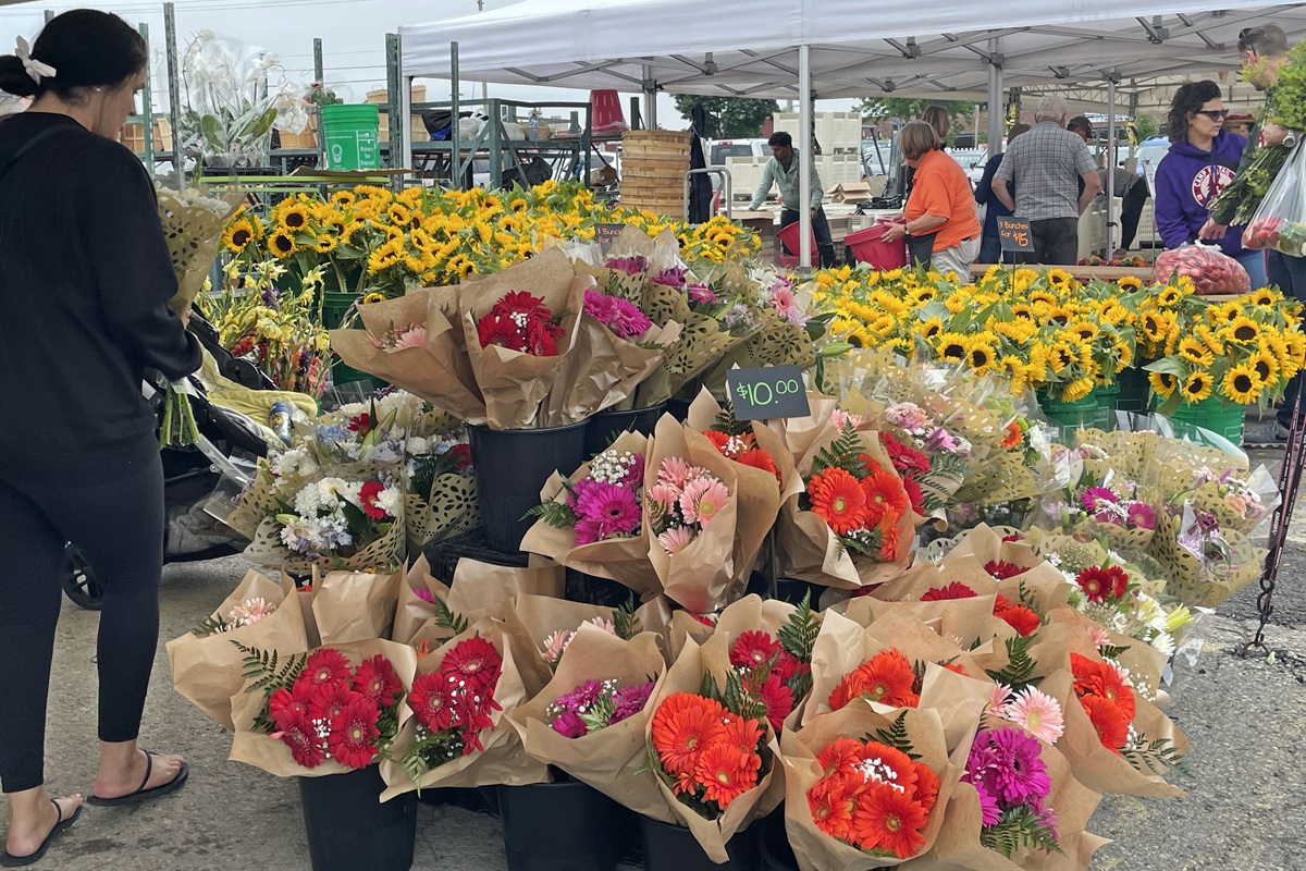 Flowers at the Market