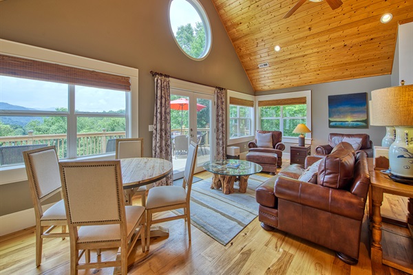 Sunroom Area with Game Table