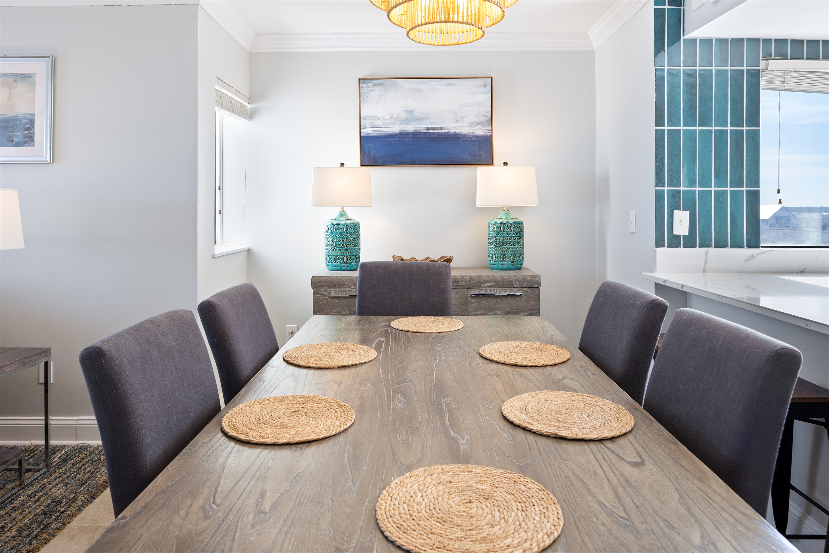 Dining room with seating for 6