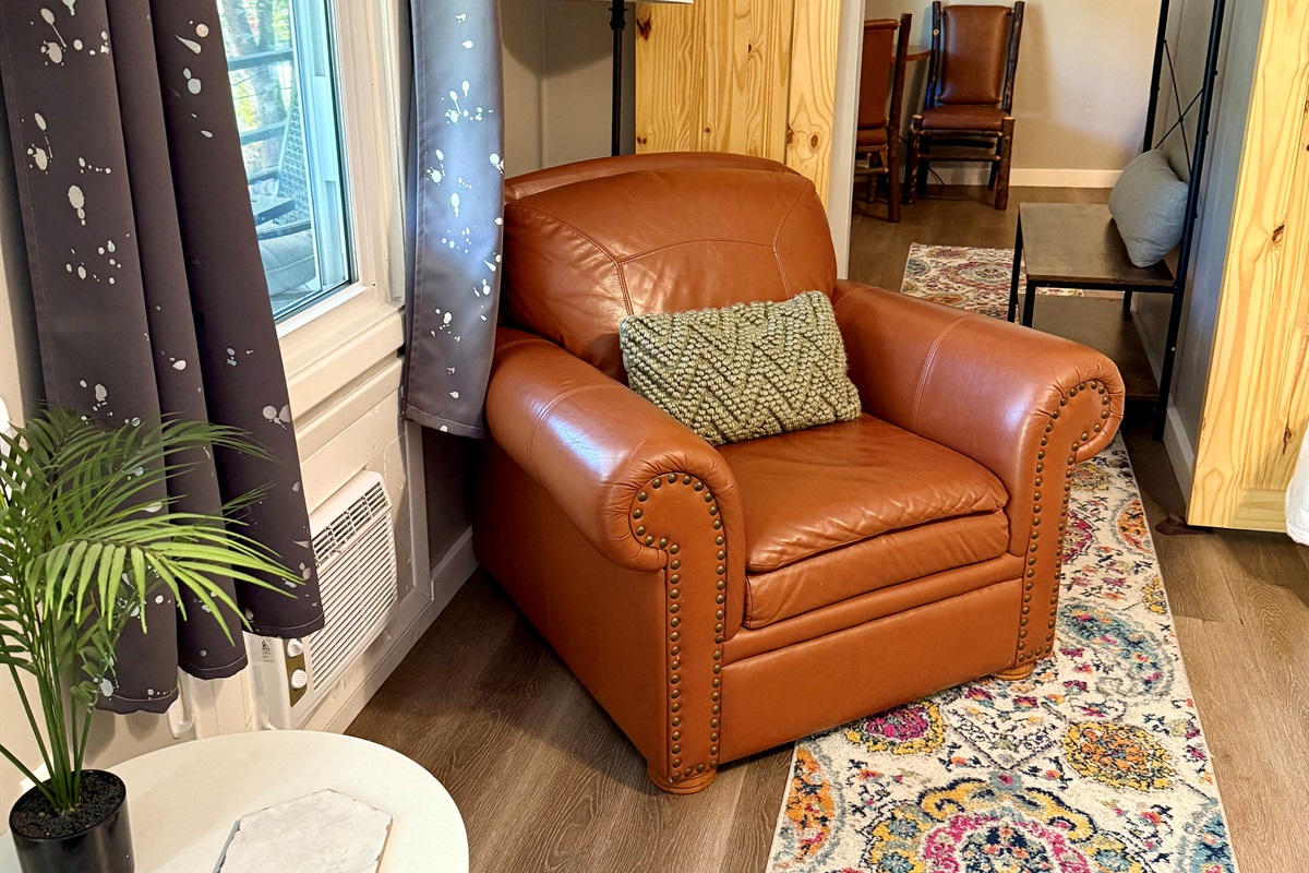 Doors leading to queen room you can close for privacy.