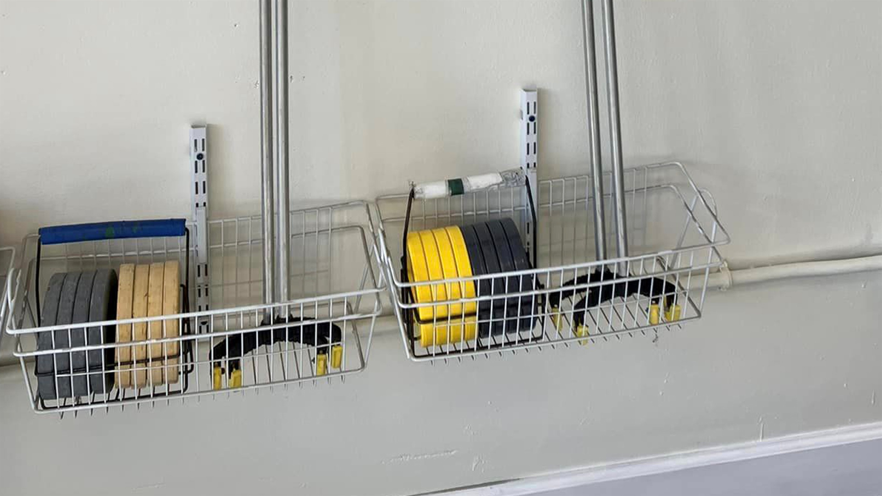 Resort's Shuffleboard Equipment for Guest Use