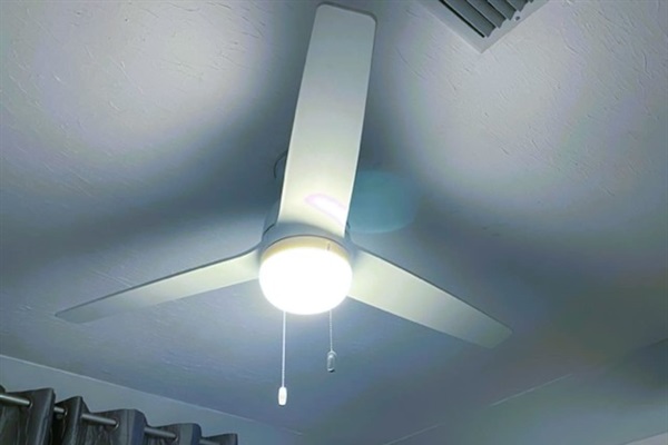 Fan in Bedroom #3All bedrooms are equipped with working ceiling fans.