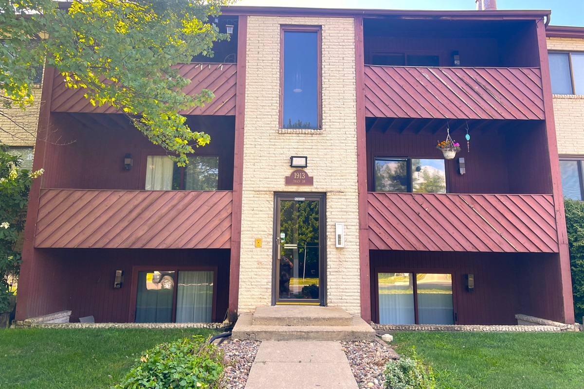 Front of building