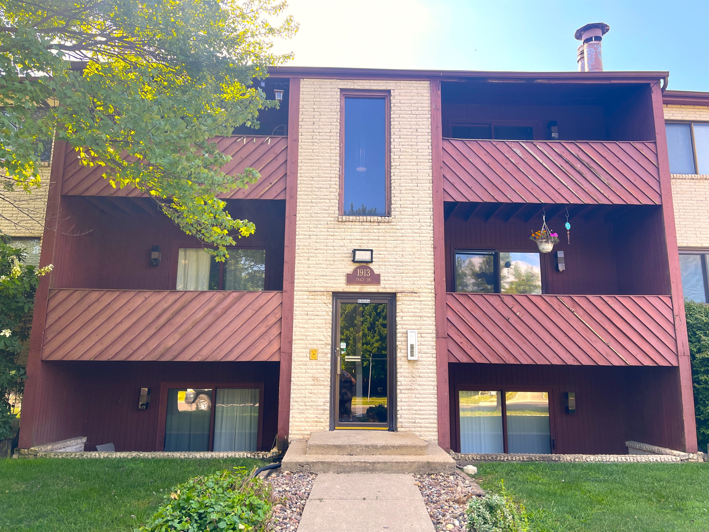 Front of building