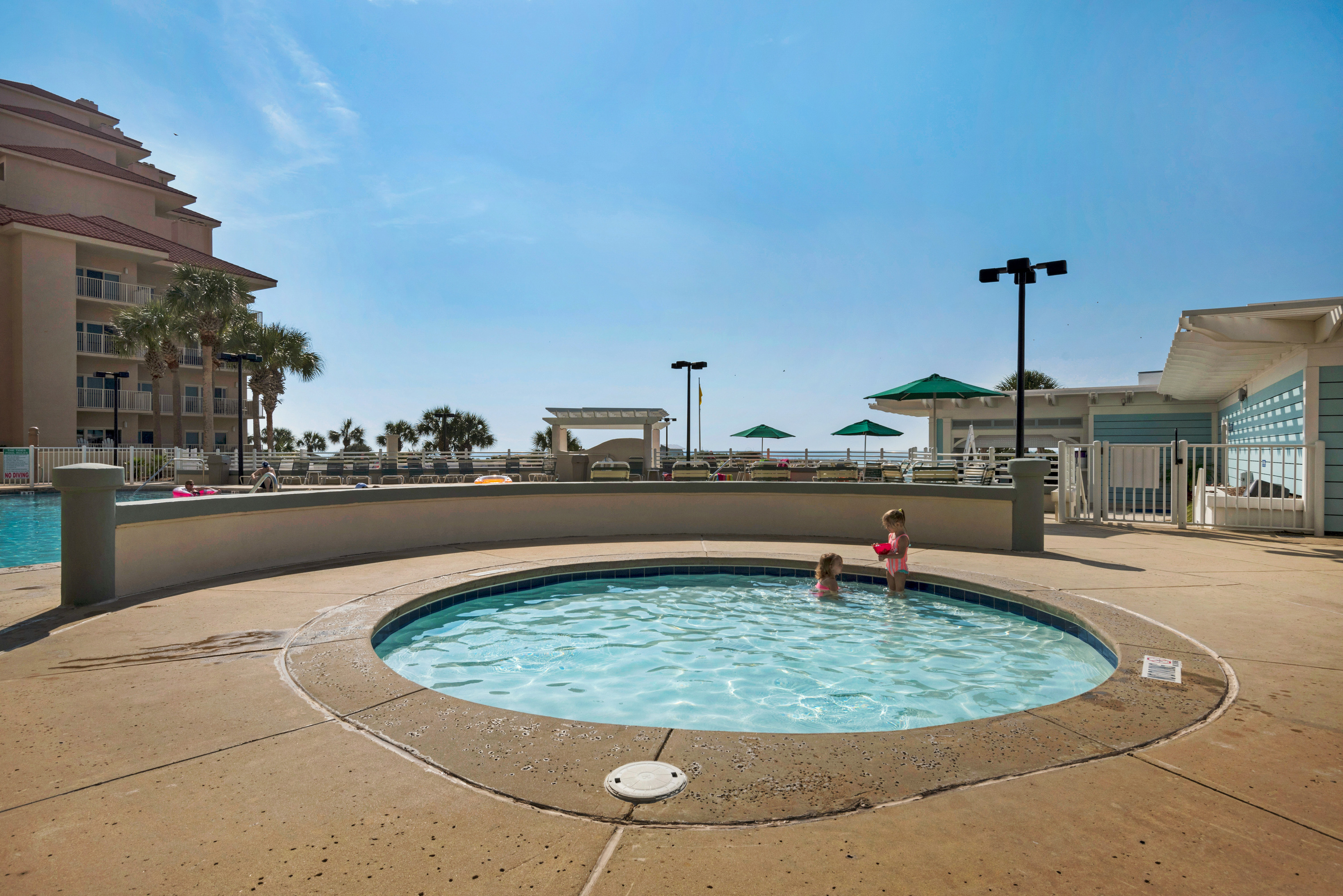 Children's pool beside the Gulf-front pool deck.