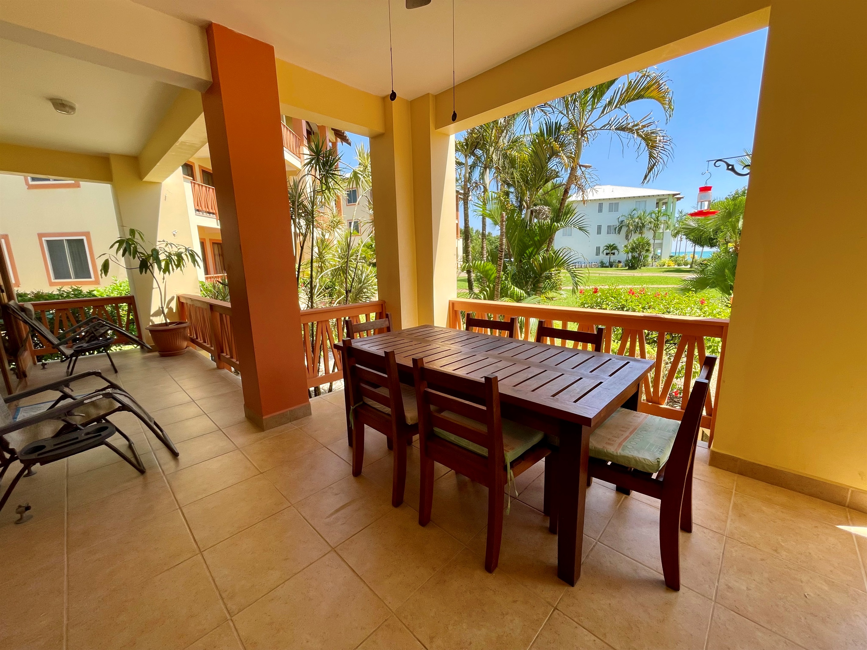 Patio with Garden View and Seating